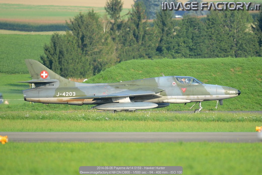 2014-09-06 Payerne Air14 0159 - Hawker Hunter